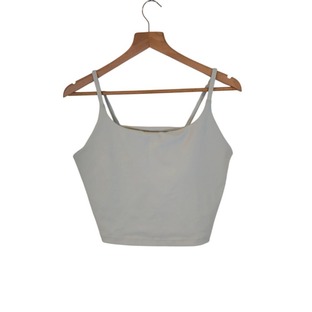 AVIA NWT Sports Bra Women Size XXXL Gray Padded Cropped Workout Casual - Picture 1 of 8